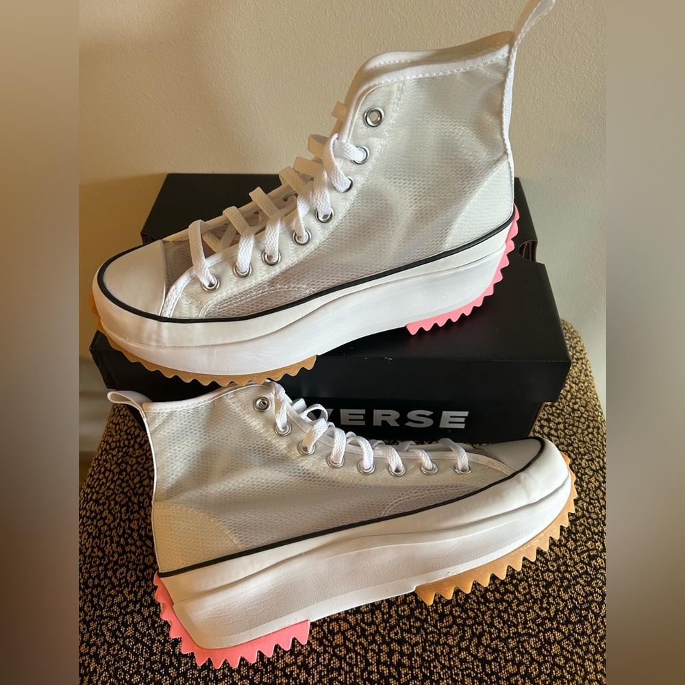 Converse Run Star Hike Concrete White Women 10
